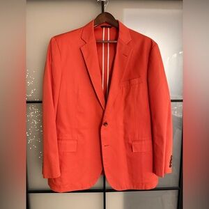 Brooks Brothers Regent Fit Orange Blazer